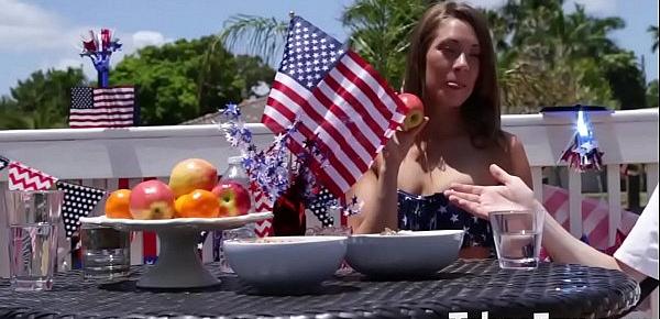  Horny Stepsis Pounded during 4th of July Party